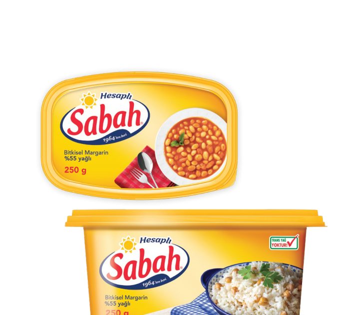 Sabah margarine tub packaging