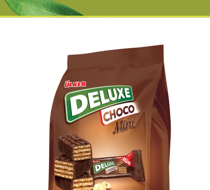 Ülker Deluxe Choco wafer packaging